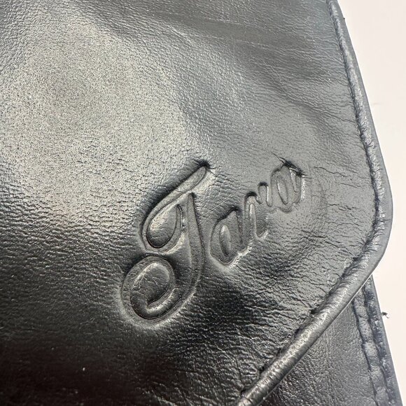 Tara Professional Hair Salon Shear Pouch Shoulder Cross Bag Black Leather/Strap - Picture 2 of 10